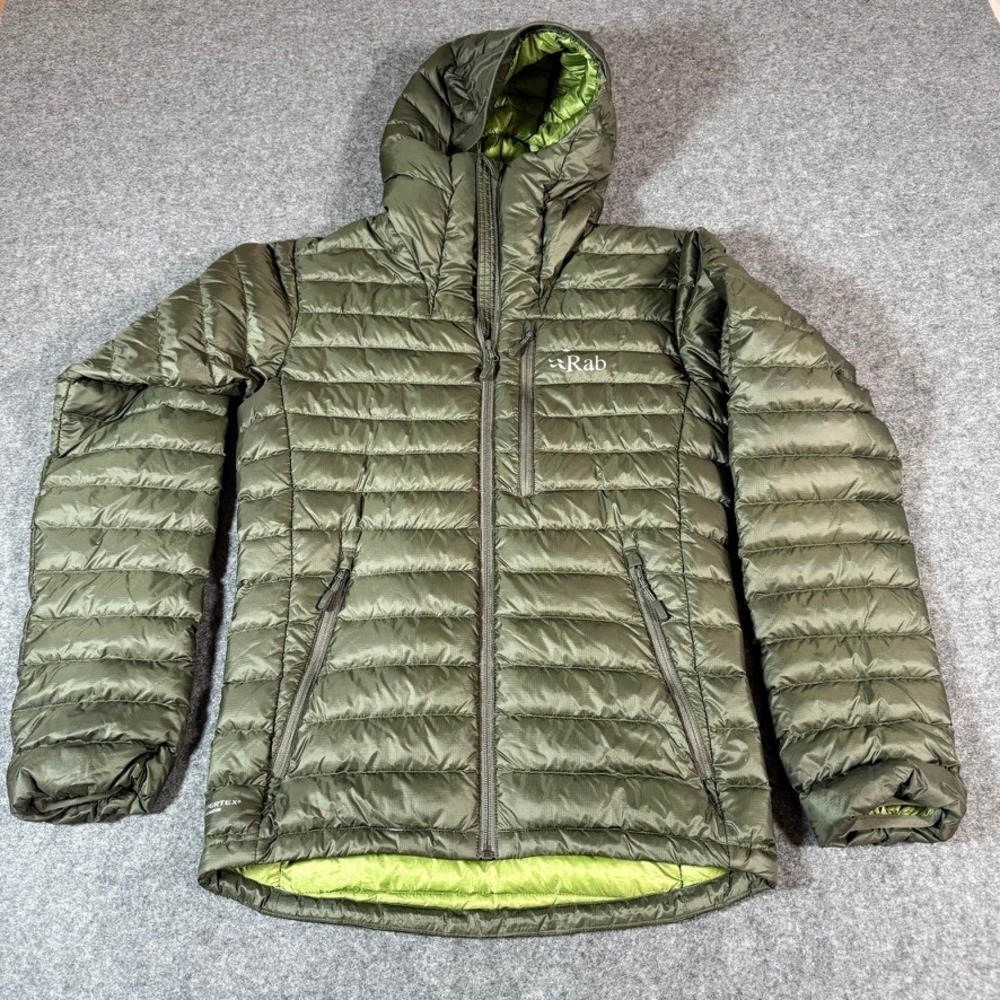 Men's Olive Green Puffer Jacket